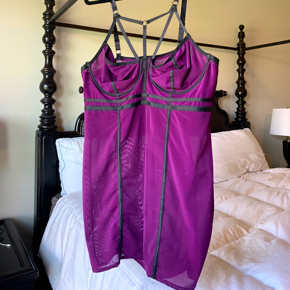 Torrid Purple bodycon slip